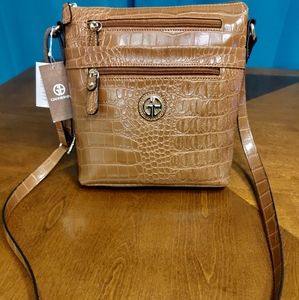 Giani Bernini Vegan Crocodile Crossbody